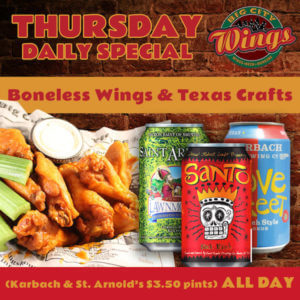 Thursday Specials