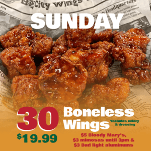 Sunday Specials