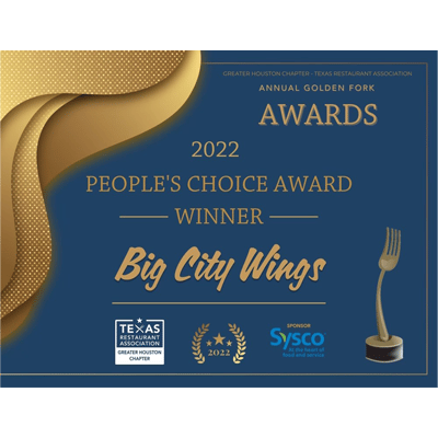 Big City Wings Awards